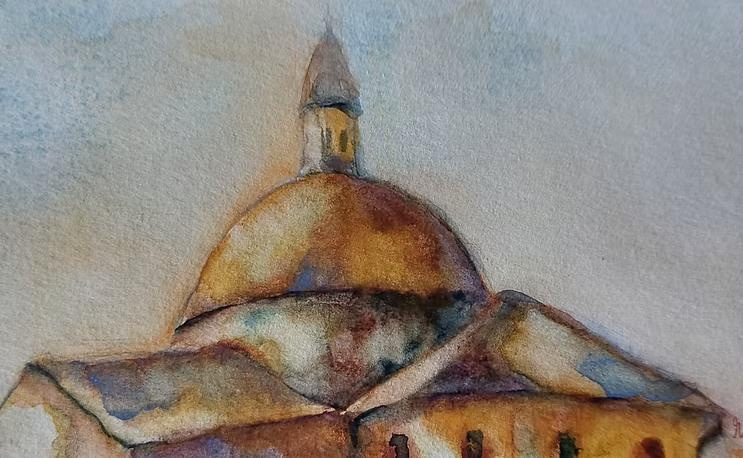 Aquarelle - toits